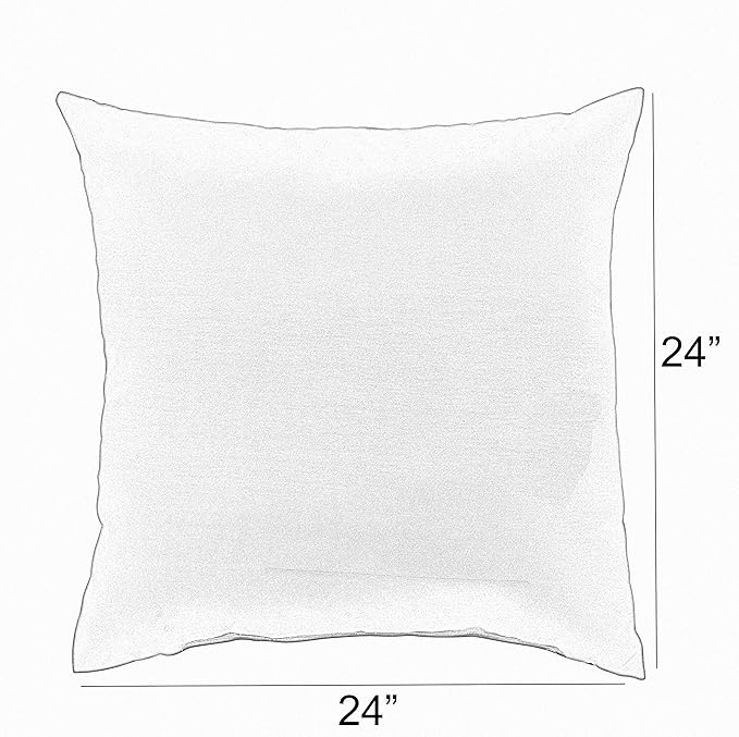 Sorra Home Sunbrella Indoor/Outdoor XL Corded Pillows, 24" x 24", Gateway Mist