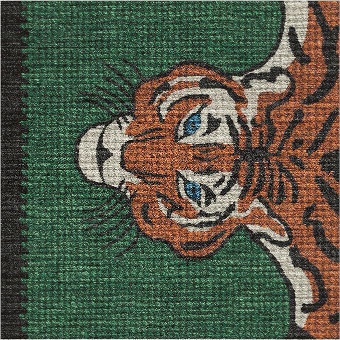 RUGGABLE x Jonathan Adler Machine Washable Modern Area Rug – Tiger Emerald 2x3, Stain-Resistant, Non-Slip – Small Rugs for Living Room, Bedroom, Hallway, Entryway & Bathroom–with Standard Pad