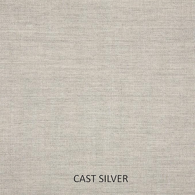 Sorra Home x Sunbrella Indoor/Outdoor Corded Pillows, 22" x 22", Cast Silver